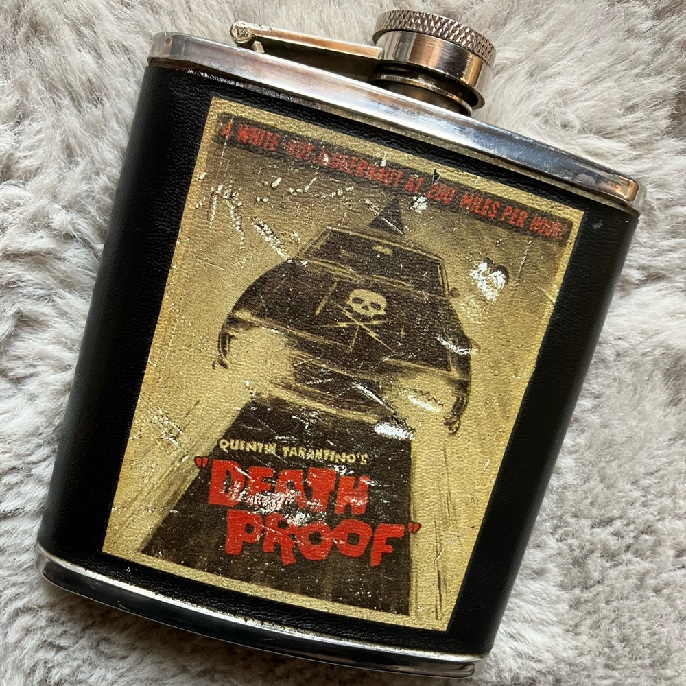 Vintage Quentin Tarantino Death Proof Flask 2006 NECA